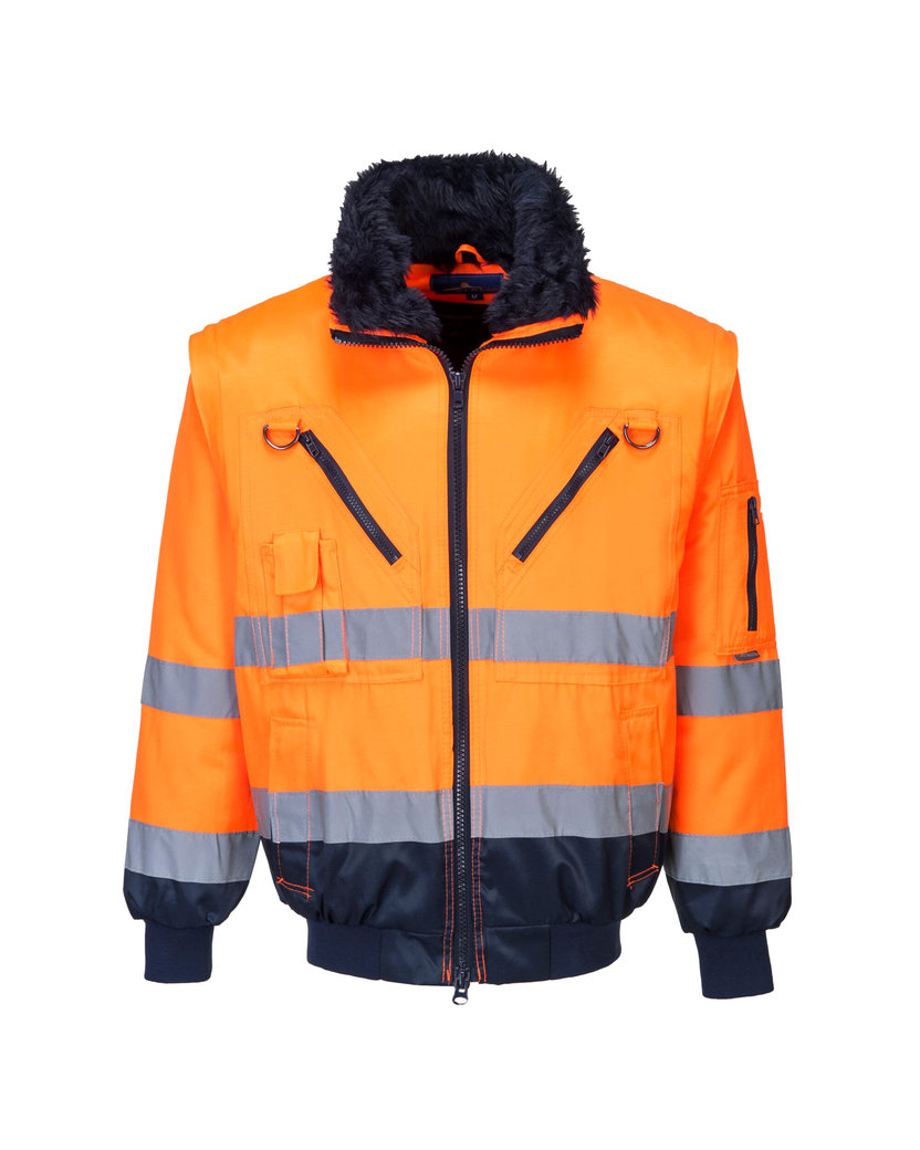 Portwest PJ50 Hi-Vis Pilot Bunda 3 v 1