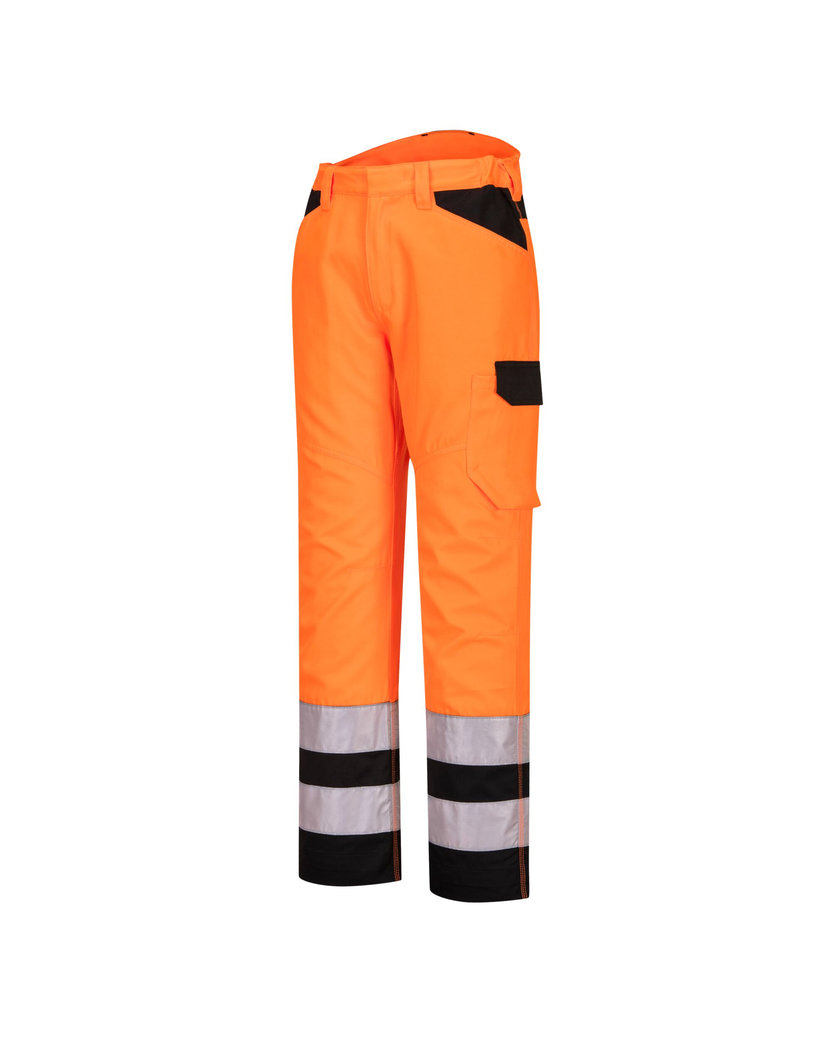 Portwest PW241 PW2 Hi-Vis Reflexné pracovné nohavice