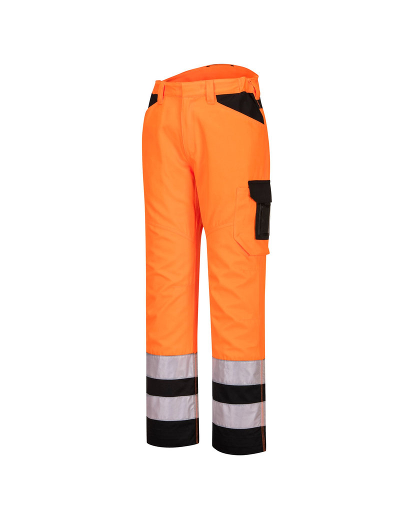 Portwest PW241 PW2 Hi-Vis Reflexné pracovné nohavice