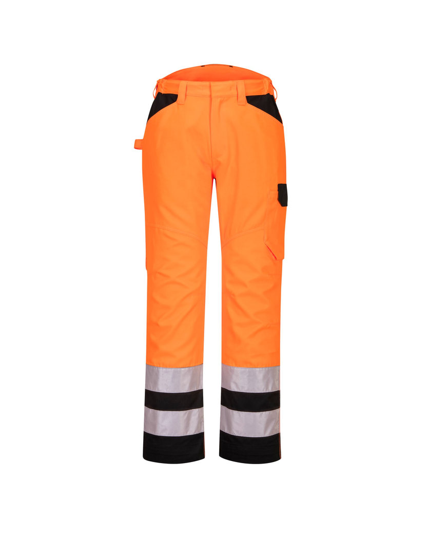 Portwest PW241 PW2 Hi-Vis Reflexné pracovné nohavice