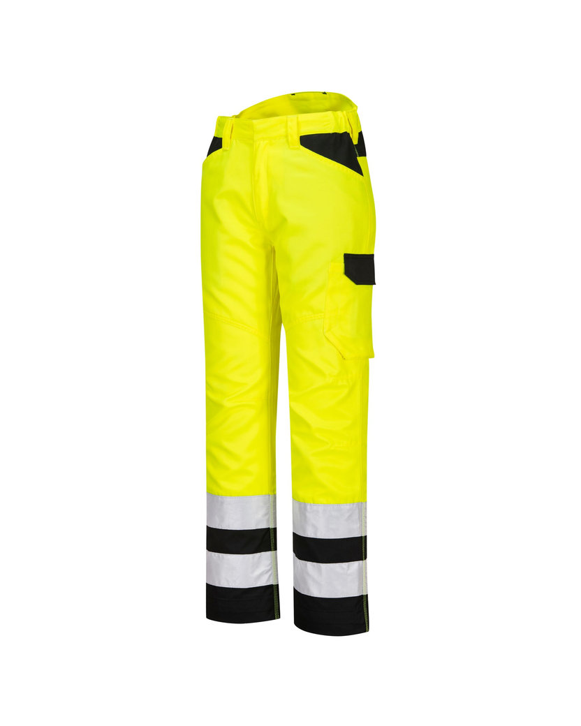 Portwest PW241 PW2 Hi-Vis Reflexné pracovné nohavice