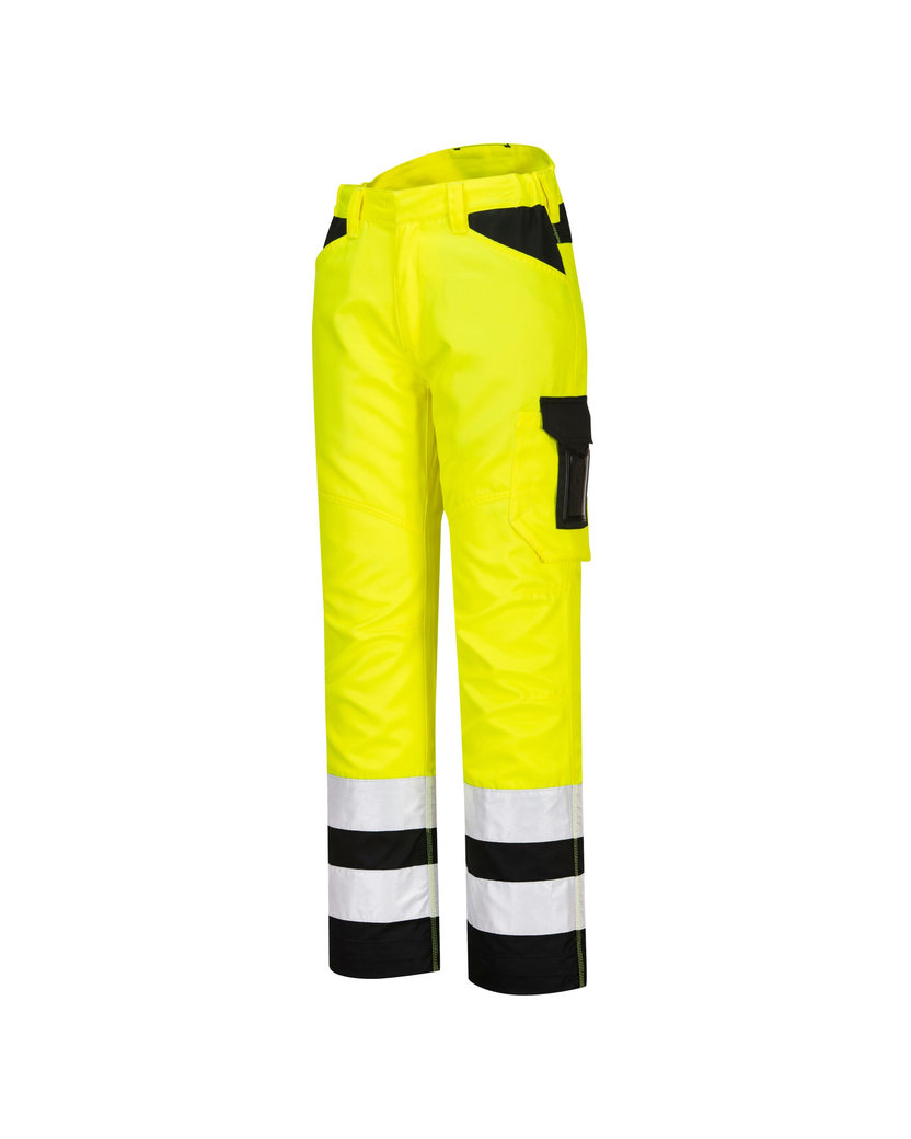 Portwest PW241 PW2 Hi-Vis Reflexné pracovné nohavice
