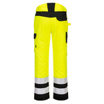Portwest PW241 PW2 Hi-Vis Reflexné pracovné nohavice