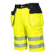 Portwest PW343 PW3 Hi-Vis Reflexné krátke nohavice