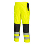 Portwest PW386 PW3 Hi-Vis Dámske reflexné nohavice do dažďa