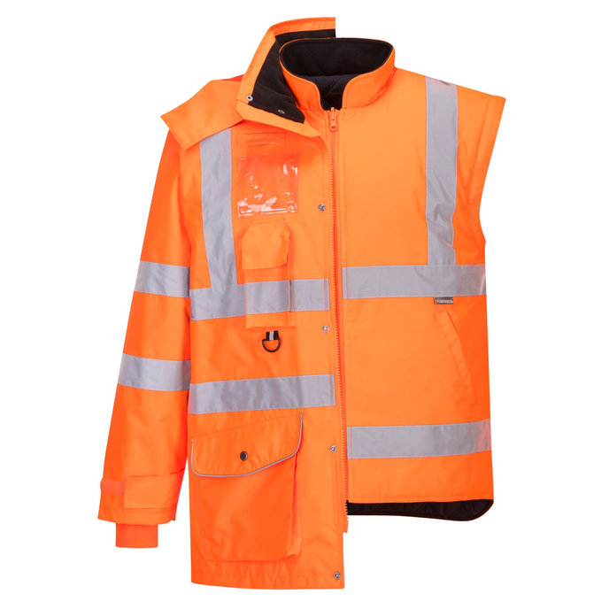 Portwest RT27 Hi-Vis Traffic RIS Reflexná bunda 7v1