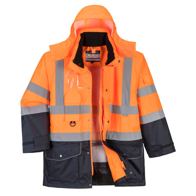Portwest S426 Hi-Vis Contrast Traffic Reflexná bunda 7v1
