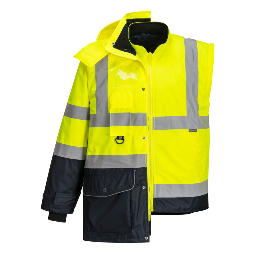 Portwest S426 Hi-Vis Contrast Traffic Reflexná bunda 7v1