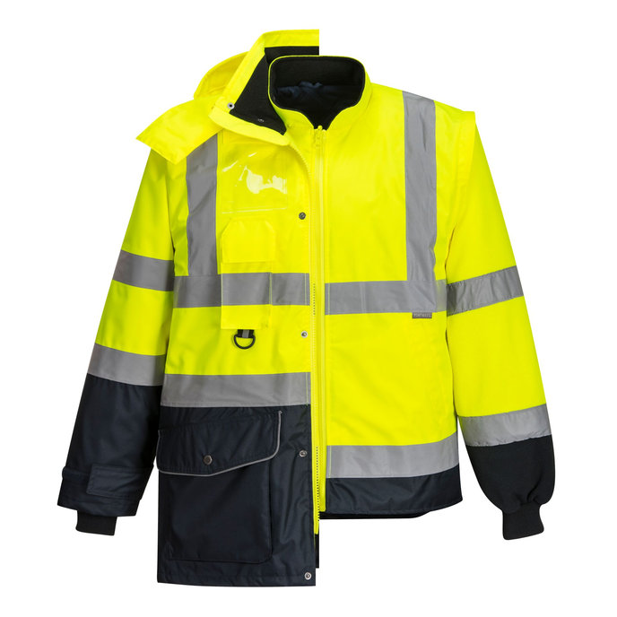 Portwest S426 Hi-Vis Contrast Traffic Reflexná bunda 7v1