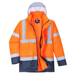 Portwest S471 Hi-Vis Contrast Traffic Reflexná bunda 4v1