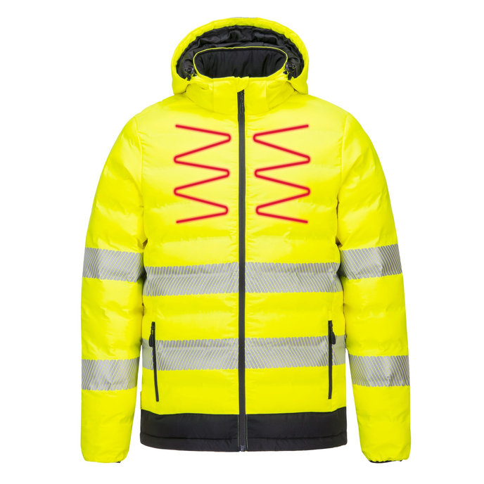 Portwest S548 Hi-Vis Reflexná vyhrievaná bunda