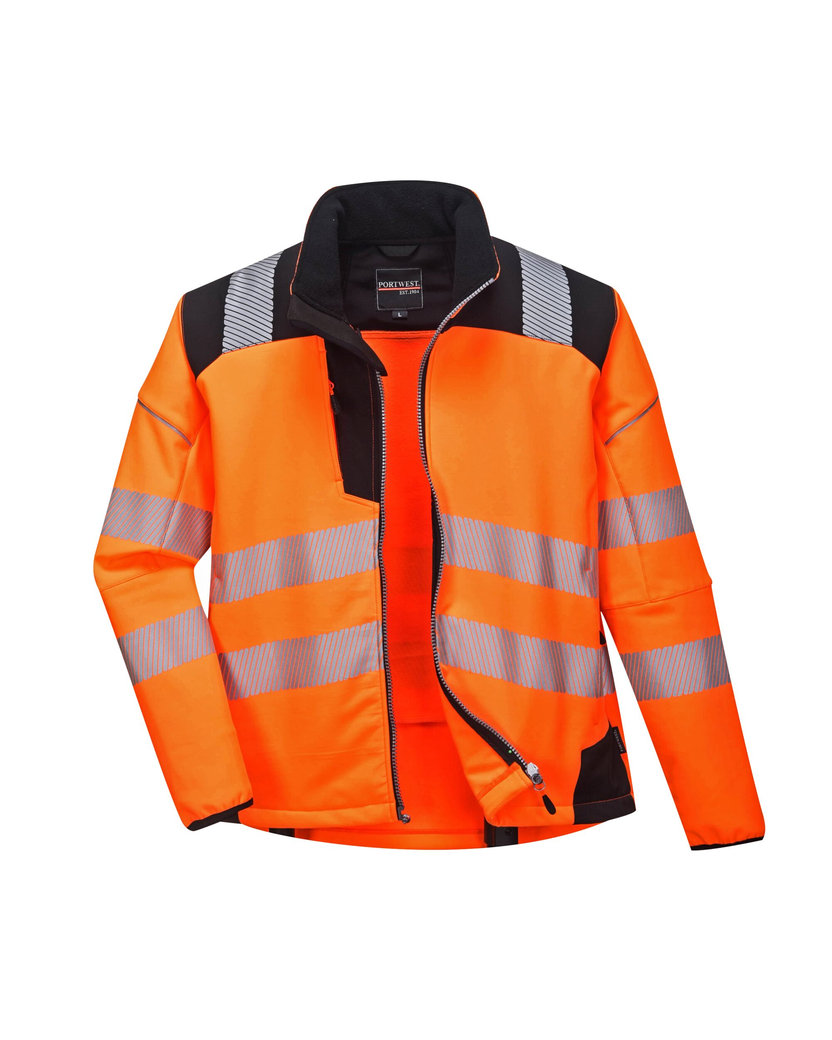 Portwest T402 PW3 Hi-Vis Softshellová bunda