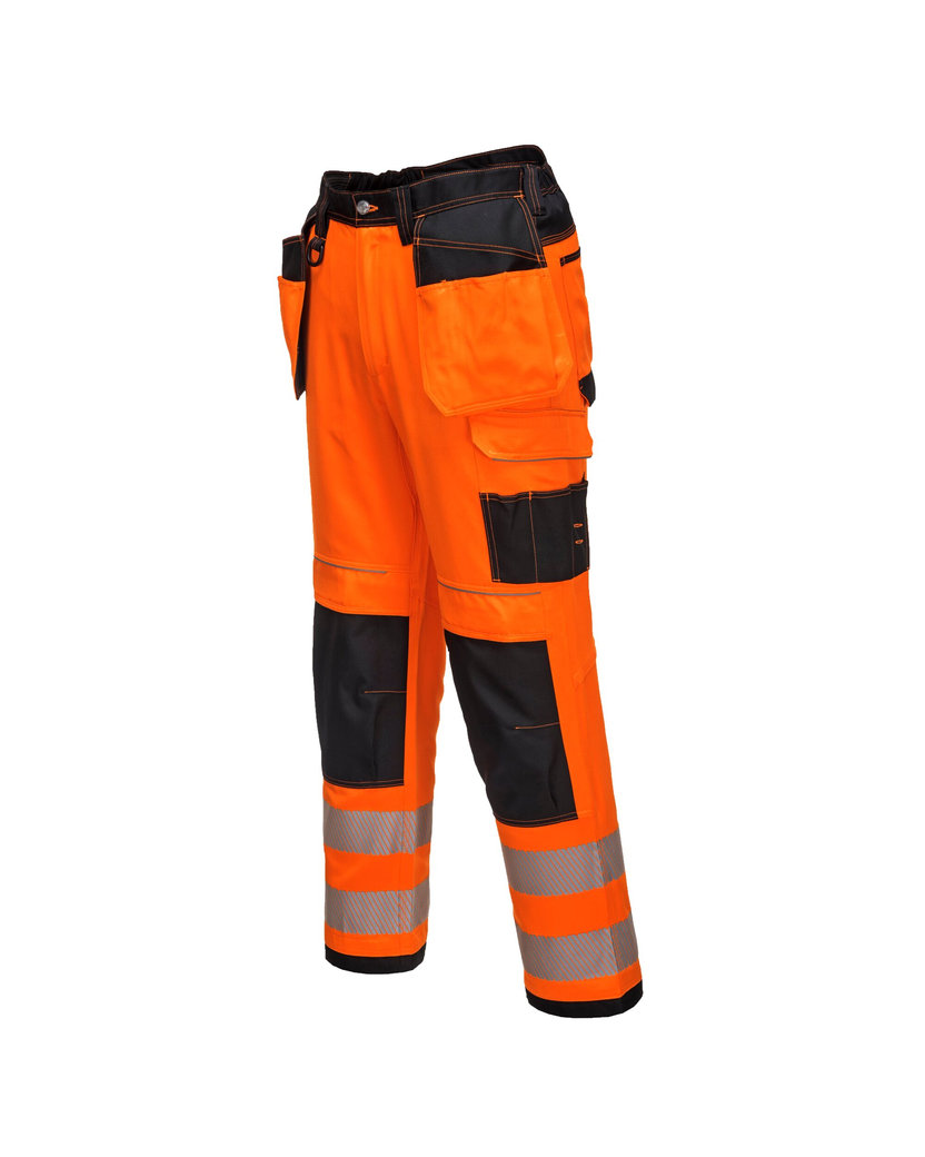Portwest T501 PW3 Hi-Vis Reflexné pracovné nohavice