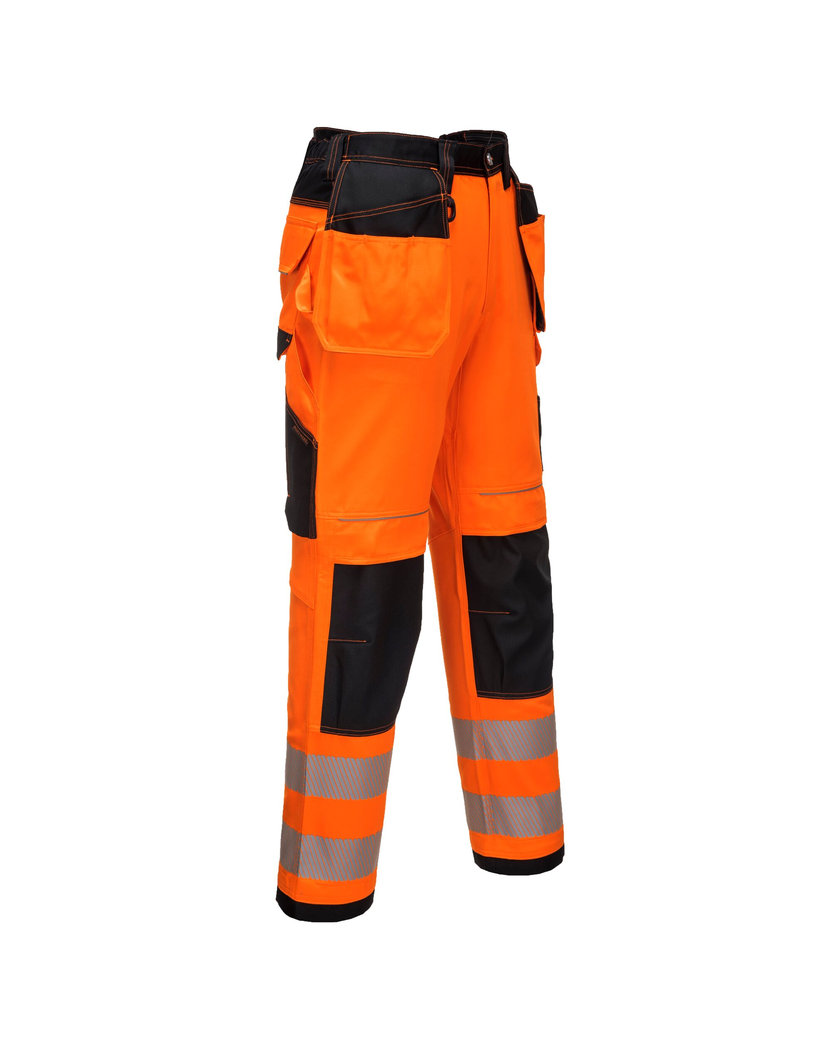 Portwest T501 PW3 Hi-Vis Reflexné pracovné nohavice
