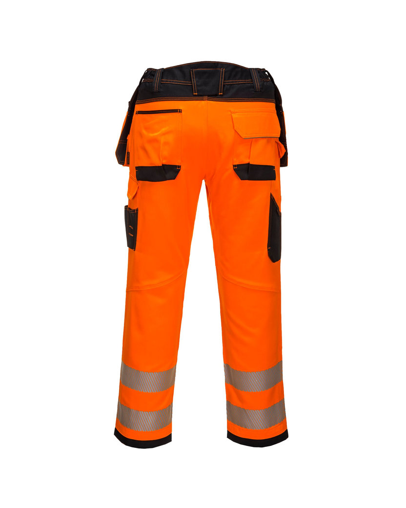 Portwest T501 PW3 Hi-Vis Reflexné pracovné nohavice