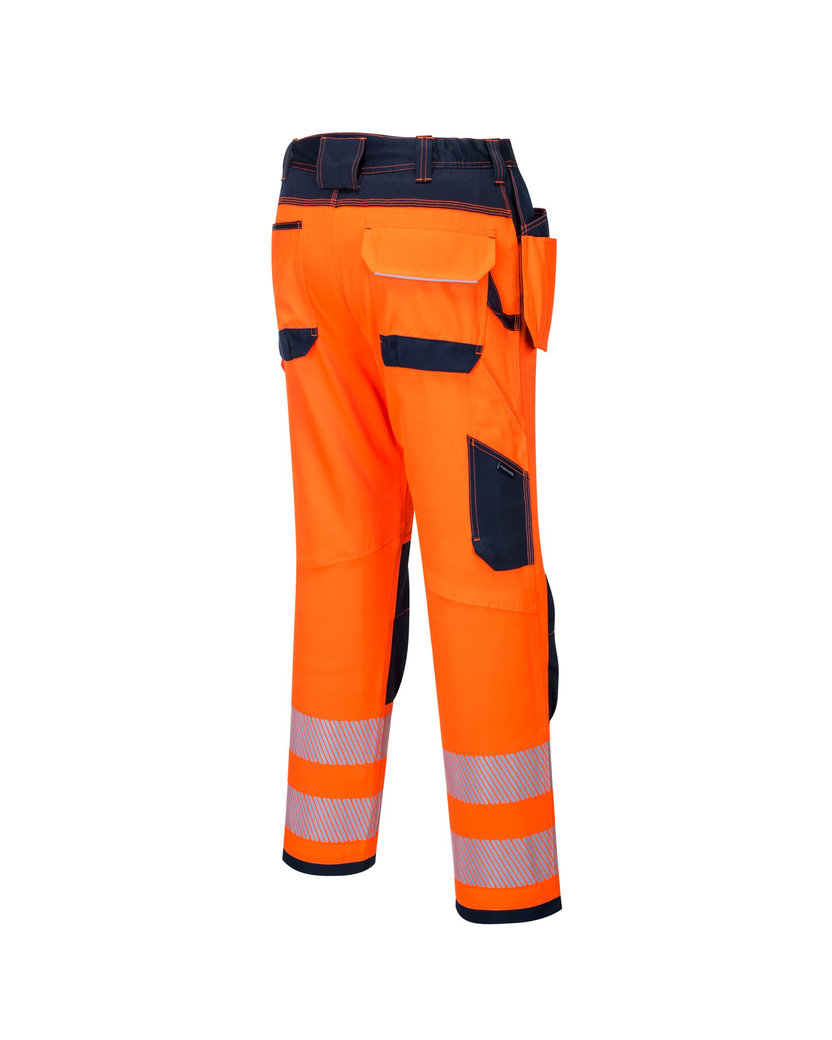 Portwest T501 PW3 Hi-Vis Reflexné pracovné nohavice