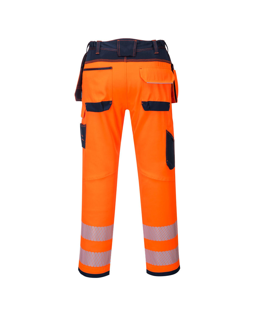 Portwest T501 PW3 Hi-Vis Reflexné pracovné nohavice