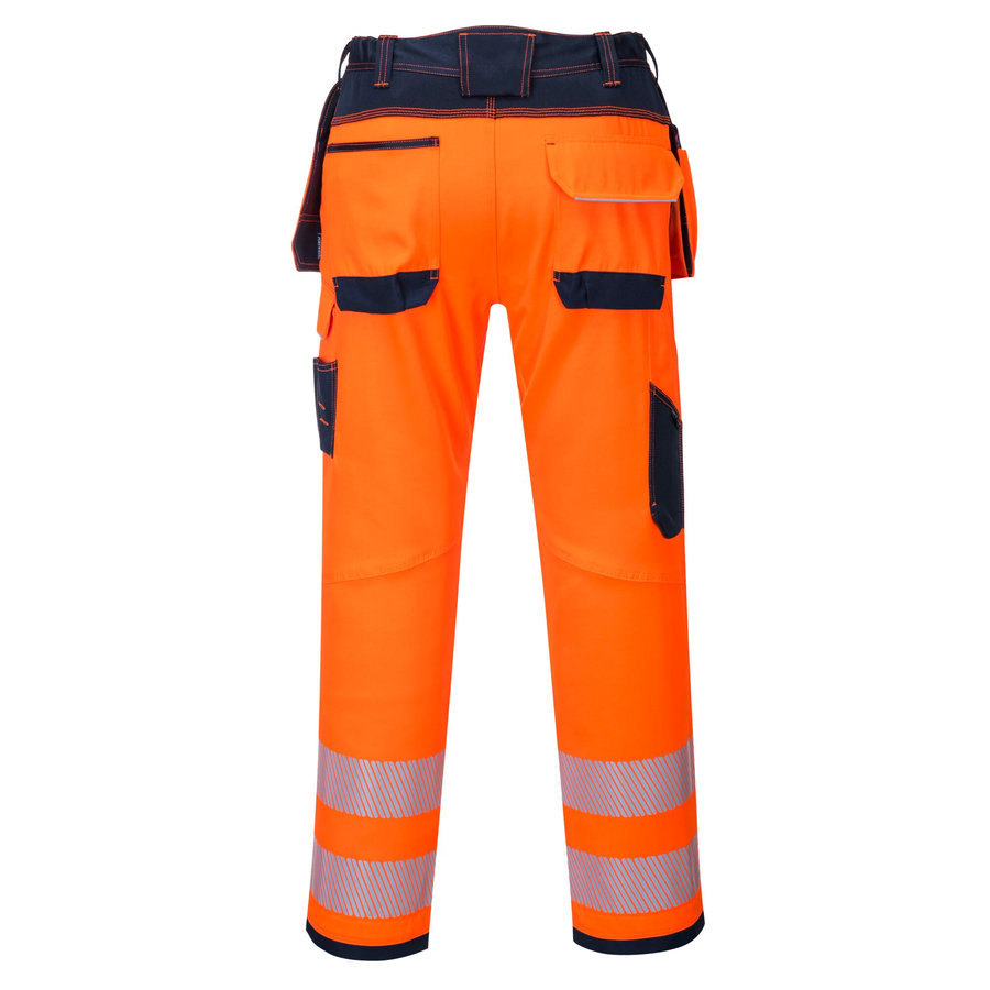 Portwest T501 PW3 Hi-Vis Reflexné pracovné nohavice