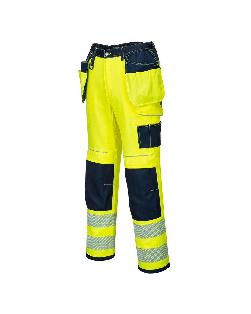 Portwest T501 PW3 Hi-Vis Reflexné pracovné nohavice