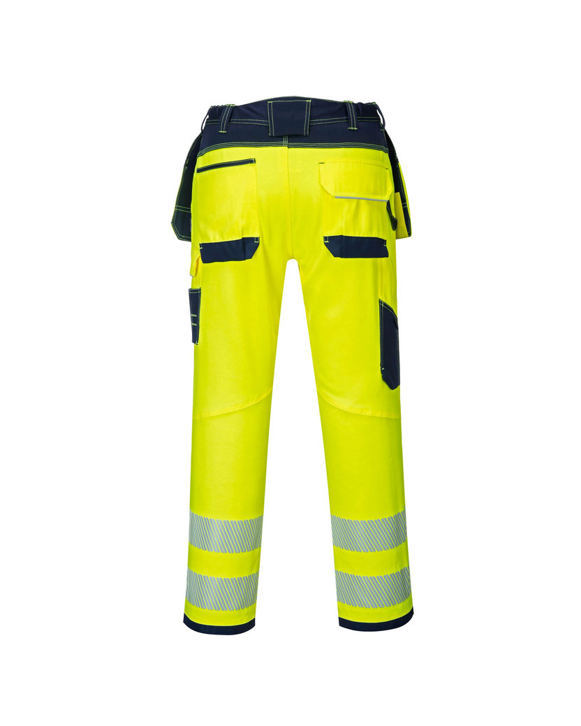 Portwest T501 PW3 Hi-Vis Reflexné pracovné nohavice
