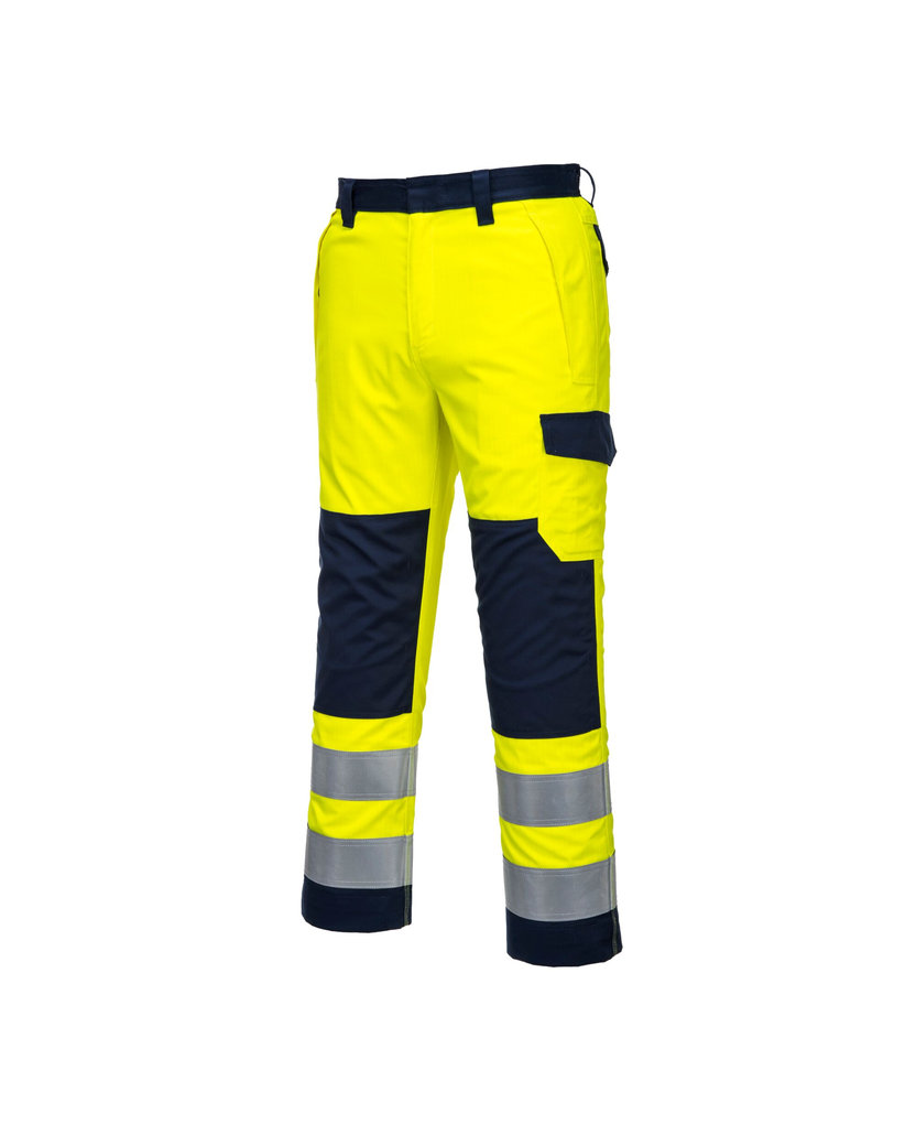 Portwest MV46 Hi-Vis Modaflame Nehorľavé reflexné nohavice