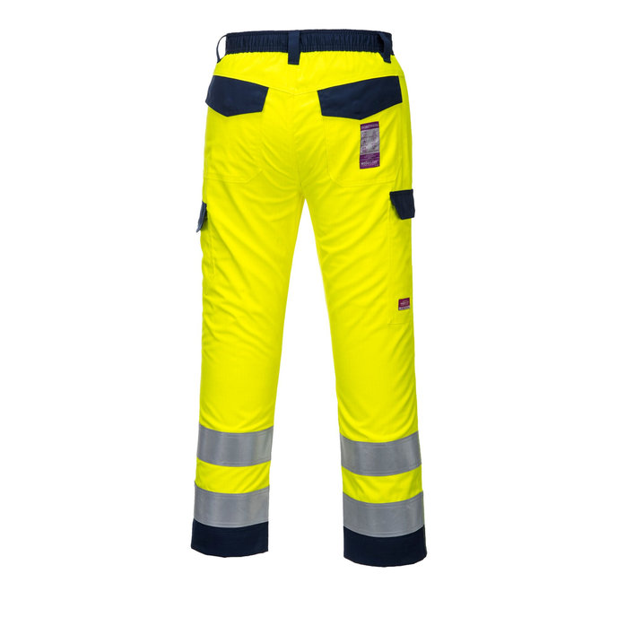 Portwest MV46 Hi-Vis Modaflame Nehorľavé reflexné nohavice