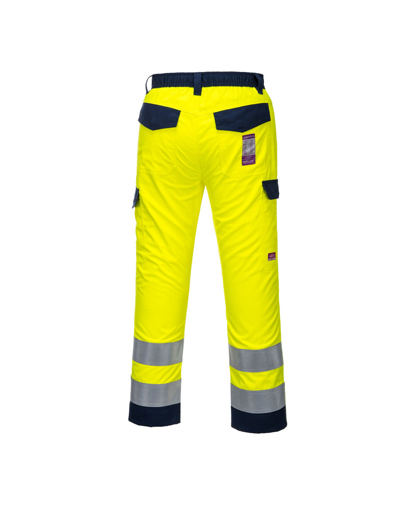 Portwest MV46 Hi-Vis Modaflame Nehorľavé reflexné nohavice