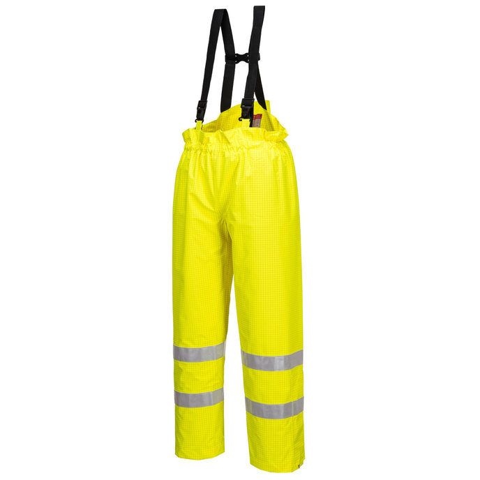 Portwest S780 Bizflame Rain Nehorľavé antistatické nohavice na traky