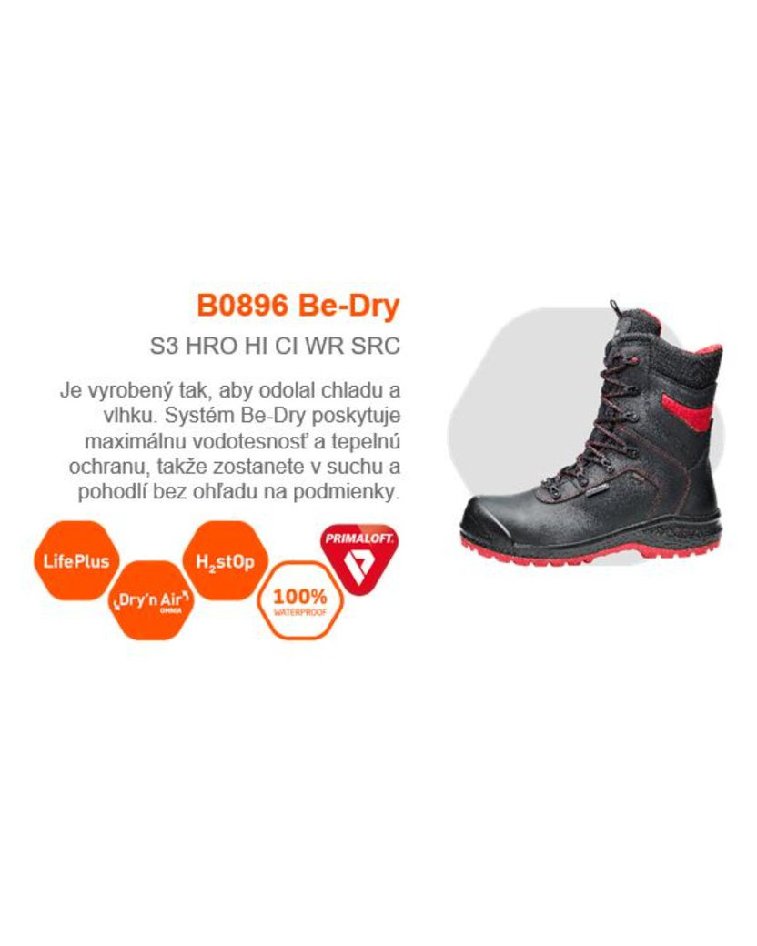 Base B0896 Be-Dry Top Bezpečnostná obuv S3 HRO CI WR SRC