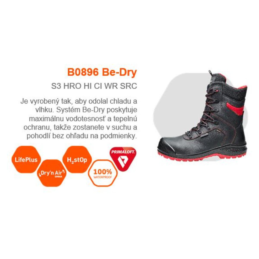 Base B0896 Be-Dry Top Bezpečnostná obuv S3 HRO CI WR SRC