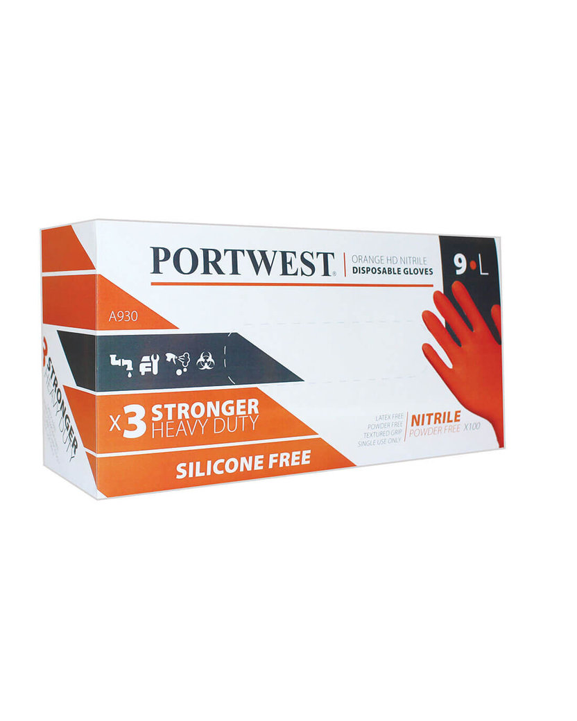 Portwest A930 Jednorazové nitrilové rukavice 100 ks