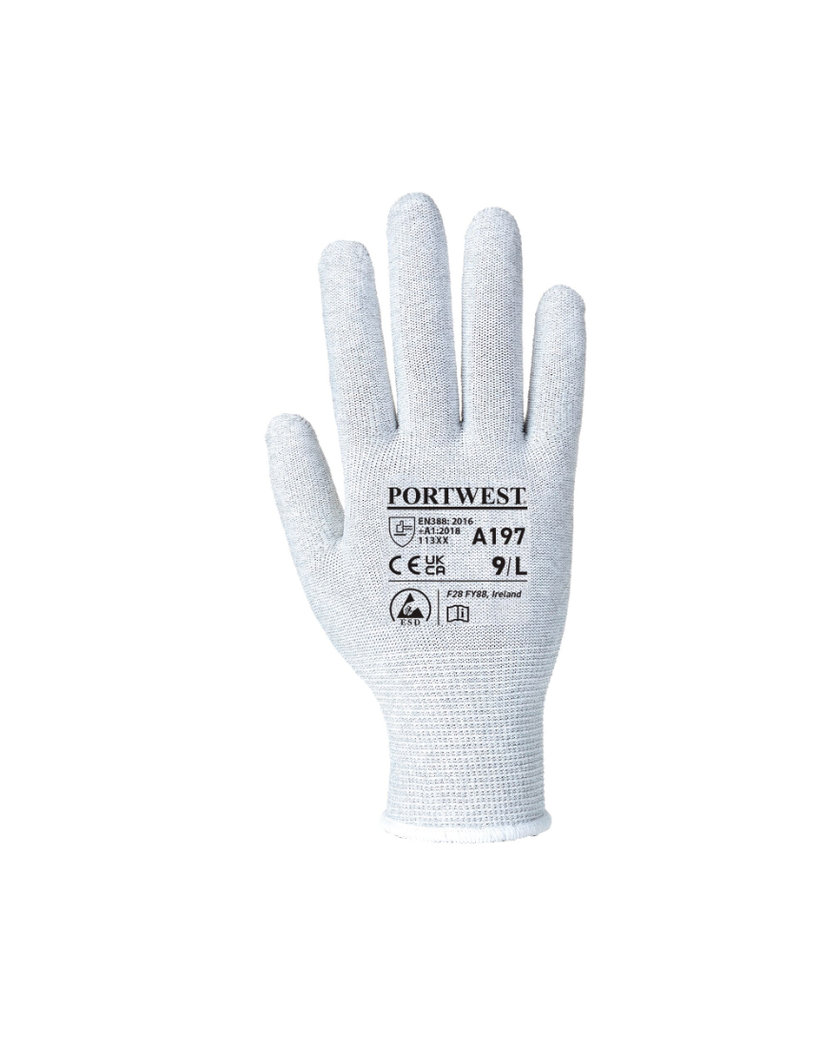 Portwest A197 Antistatic Shell ESD Pracovné rukavice 12 párov