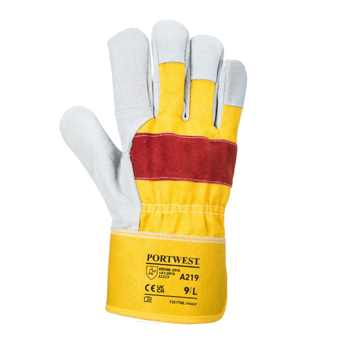 Portwest A219 Chrome Rigger Pracovné rukavice