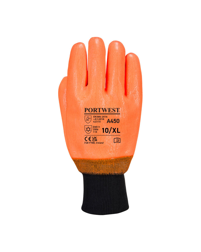 Portwest A450 Hi-Vis Vodeodolné rukavice