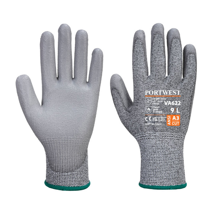 Portwest A622 PU Palm Cut Protiporézne rukavice