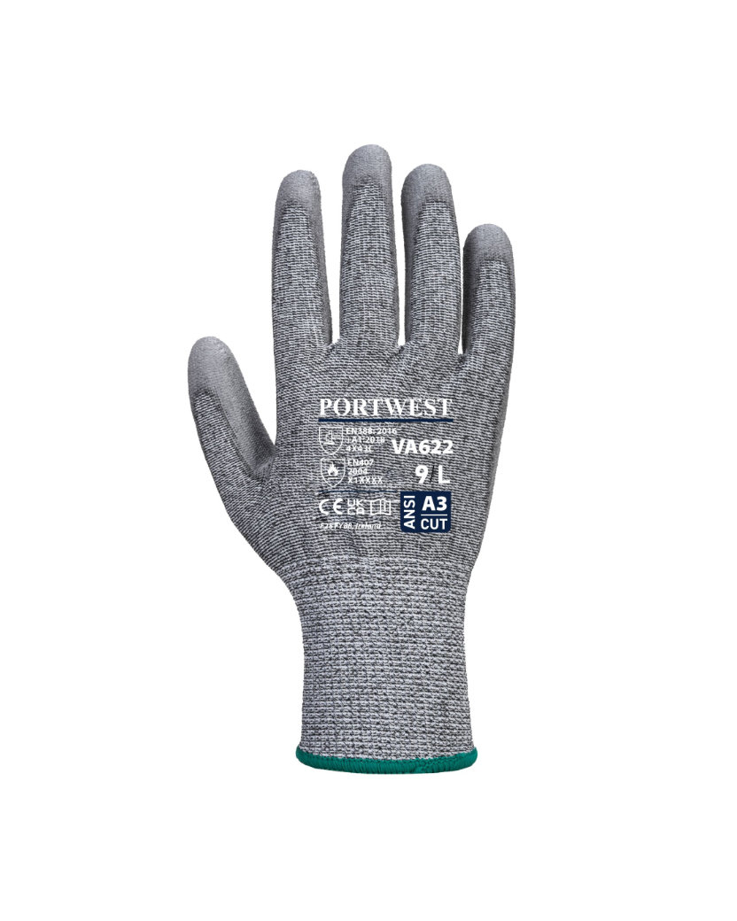 Portwest A622 PU Palm Cut Protiporézne rukavice
