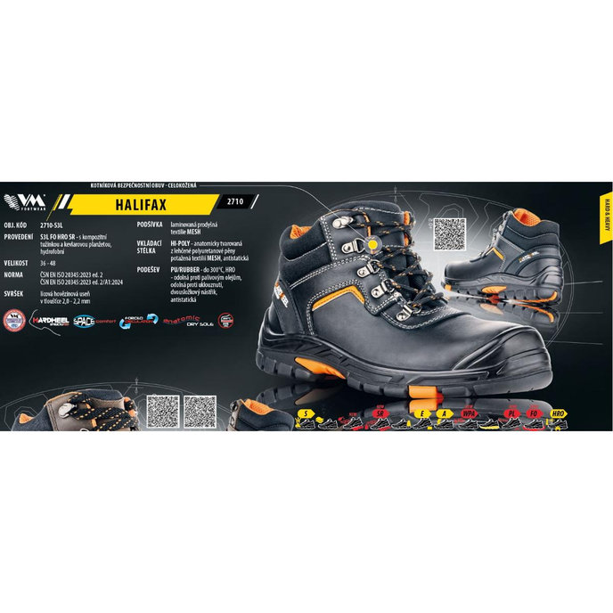 VM Footwear HALIFAX S3L HRO Bezpečnostná obuv