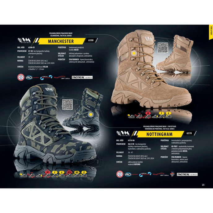 VM Footwear NOTTINGHAM O6 CI SR Pracovná obuv