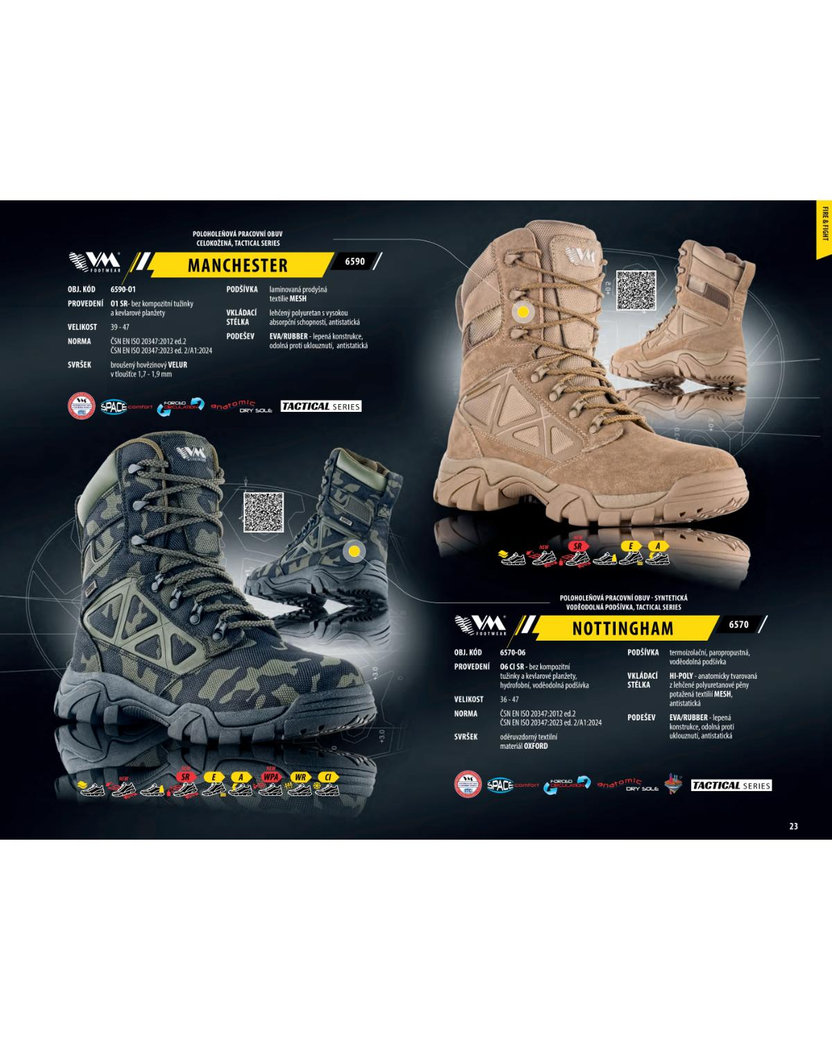 VM Footwear NOTTINGHAM O6 CI SR Pracovná obuv