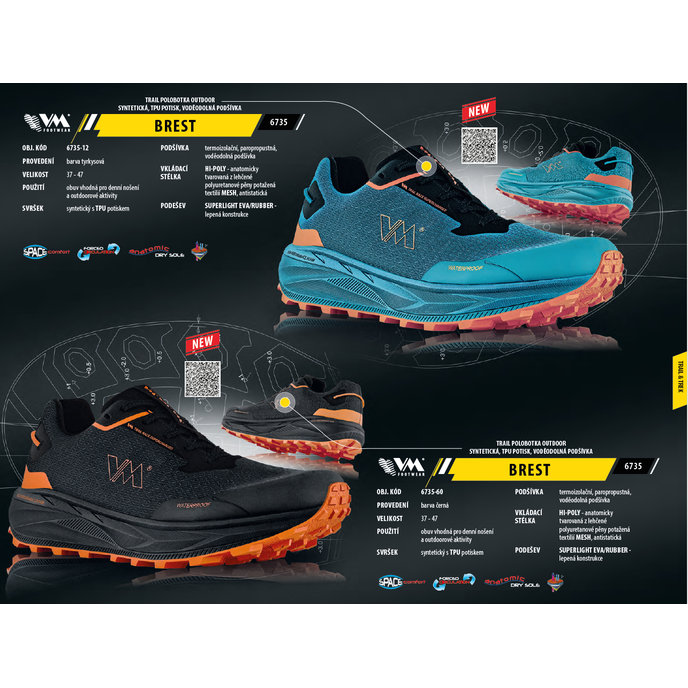 VM Footwear BREST Outdoor poltopánka
