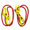 Šnúry, laná a popruhy