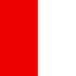 červená/biela
