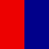 červená/tmavomodrá