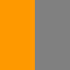 oranžová/šedá