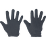 Cerva BUSTARD BLACK Pracovné rukavice 12 párov