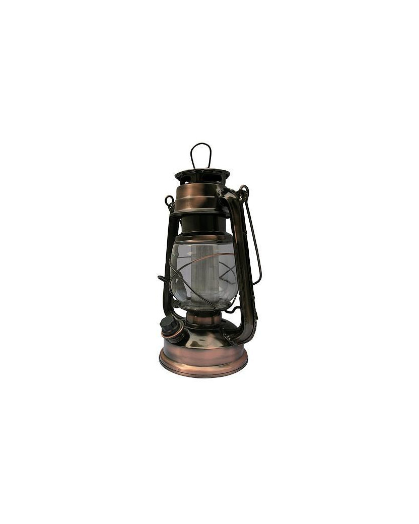 MagicHome Lampáš LM3525, 16 LED, 15x11,5x23,5 cm, 2xD, kov, medený