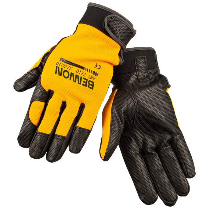 Bennon KALYTOS Gloves yellow/black Pracovné rukavice