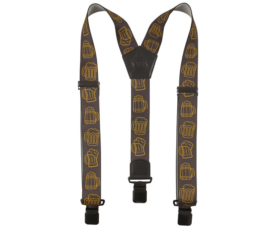 Bennon BENNONKY Beer Braces black/yellow Traky