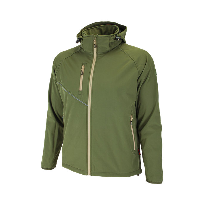 Bennon FORCE Jacket green/sand Softshellová bunda