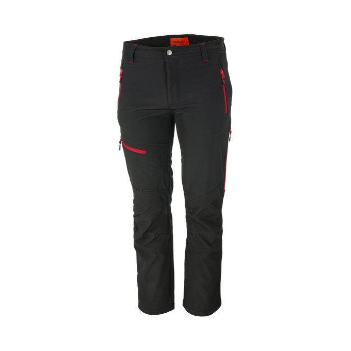 Bennon FORCE Trousers black/red Softshellové nohavice